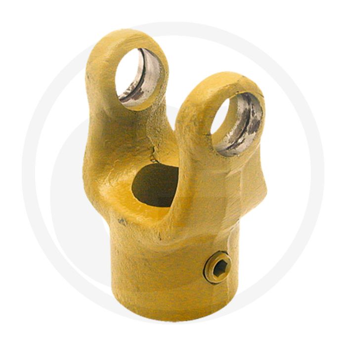 Weasler Naafgaffel Met spiebaan 8 mm en draadgat 12 mm, lengte 92 mm, Ø30 mm