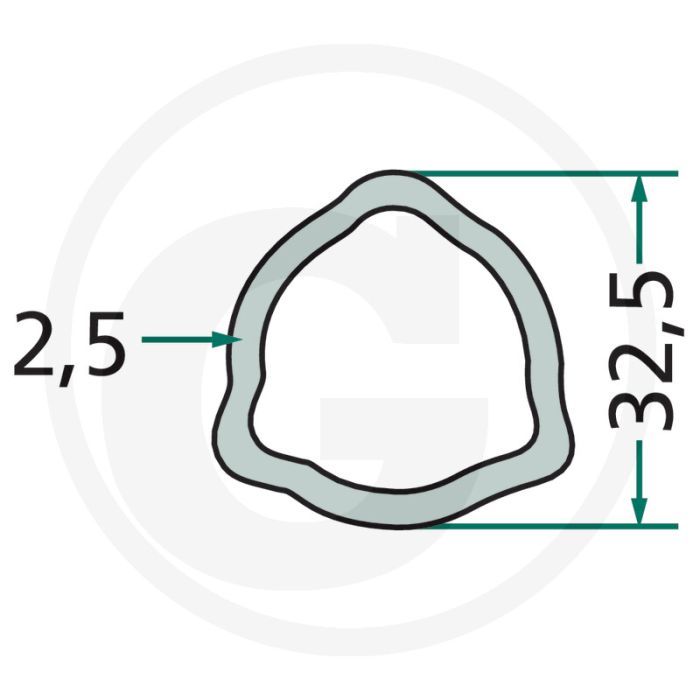 Weasler Profielbuis 3 meter (P2)