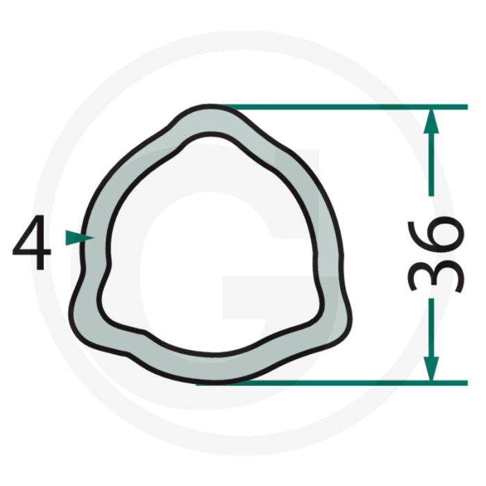 Weasler Profielbuis 3 meter (P6)