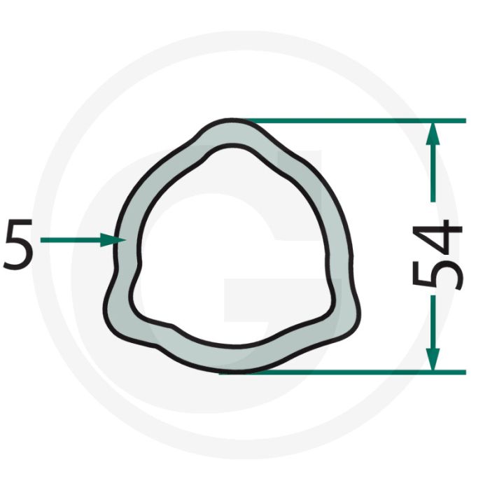 Weasler Profielbuis 3 meter (P12)