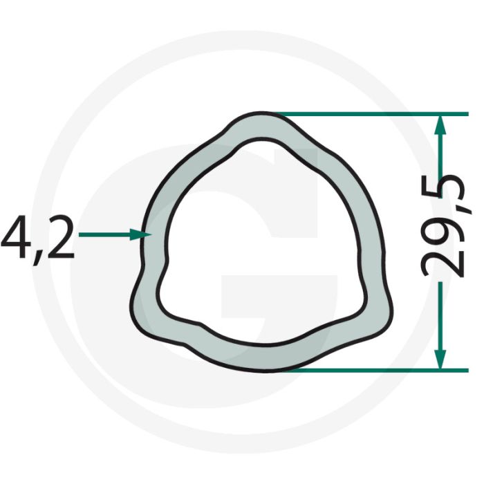 Weasler Profielbuis 1 meter (P3b)