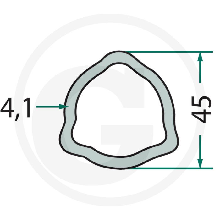 Weasler Profielbuis 1 meter (P7b)