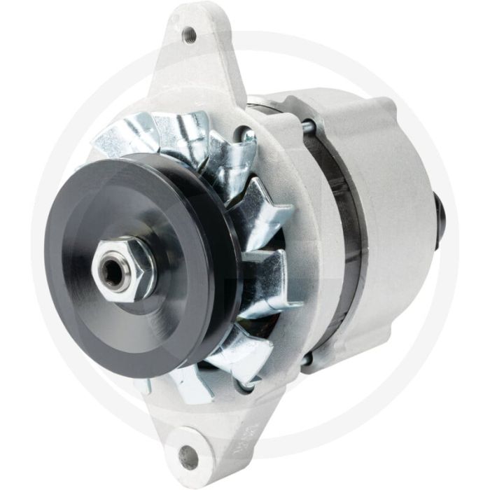 Dynamo 14 volt / 33 A met W-aansluiting, poelie Ø 80 mm, type B, rechtsdraaiend