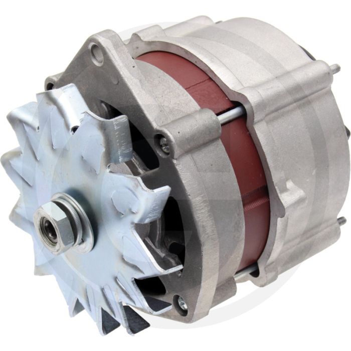 Dynamo 14 V / 65 A – Met W-aansluiting, ventilatorwiel, L60°, rechtsdraaiend