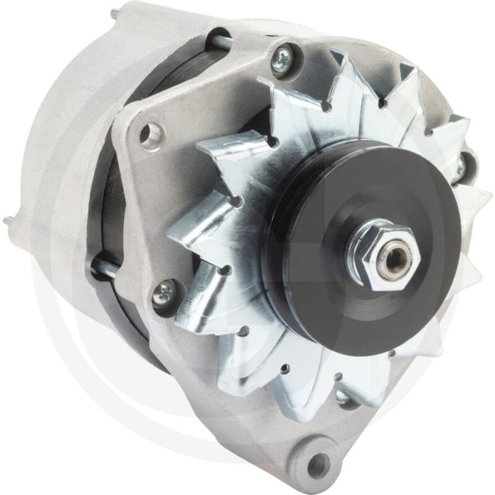 Dynamo 14 volt / 65 A – Bevestiging 56 mm, Inbouwhoek L 60°, Draairichting ↻