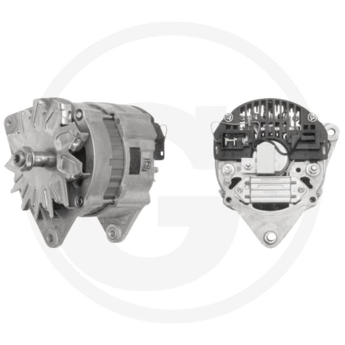 Dynamo 14 volt / 70 A met combi-stekkeraansluiting en W-aansluiting