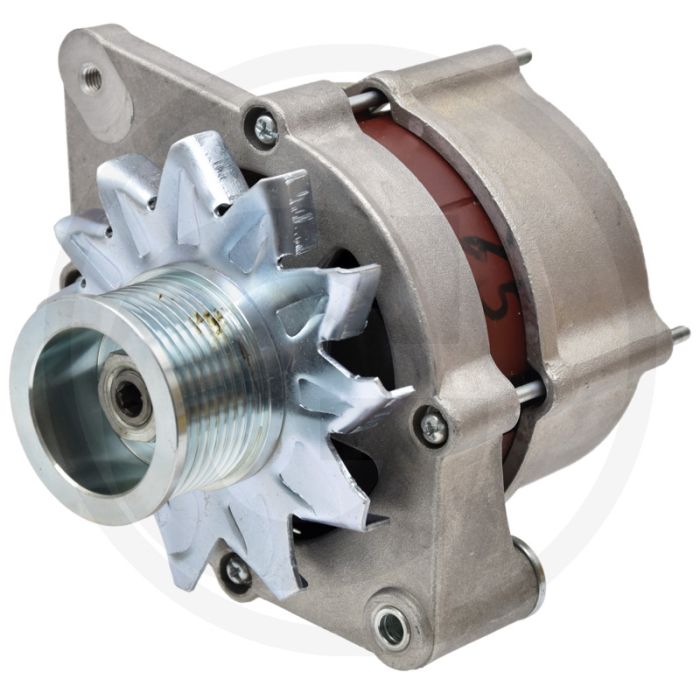 Dynamo 14 V / 65 A – Met W‑aansluiting, Ø63 mm poelie, Rechtsdraaiend