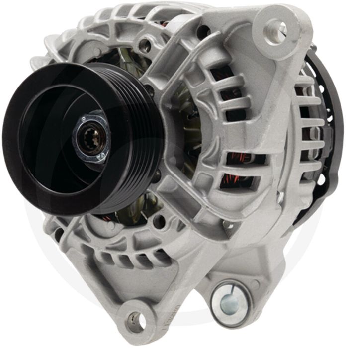 Dynamo 12 volt / 90 A – interne regelaar, aansluiting B+ (M8) & W, poelie Ø68mm