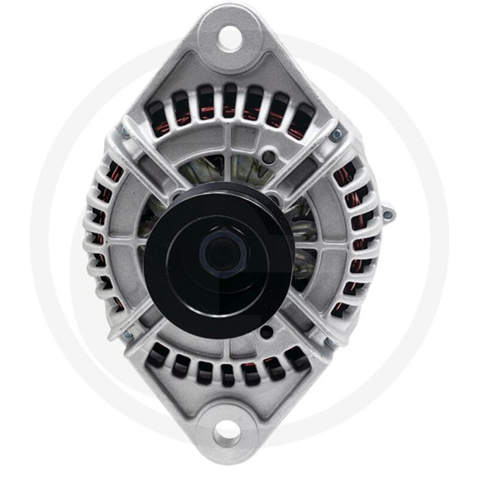 Dynamo 28 V / 100 A – Poelie Ø61 mm, Vorm A, Draairichting ↻, Interne regelaar