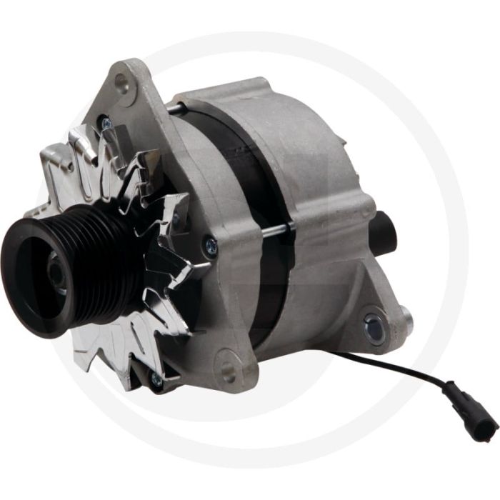 Dynamo 14 volt 120A – Stofdicht, met ringspoel D+ en W-aansluiting