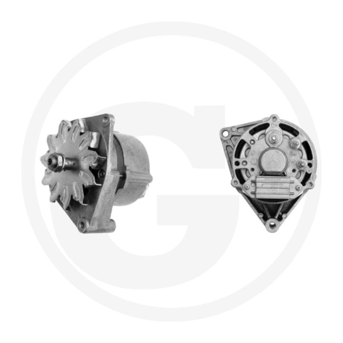 MAHLE Dynamo 14 volt / 33 A – stofdicht, met ventilatorwiel, R60 rechtsdraaiend