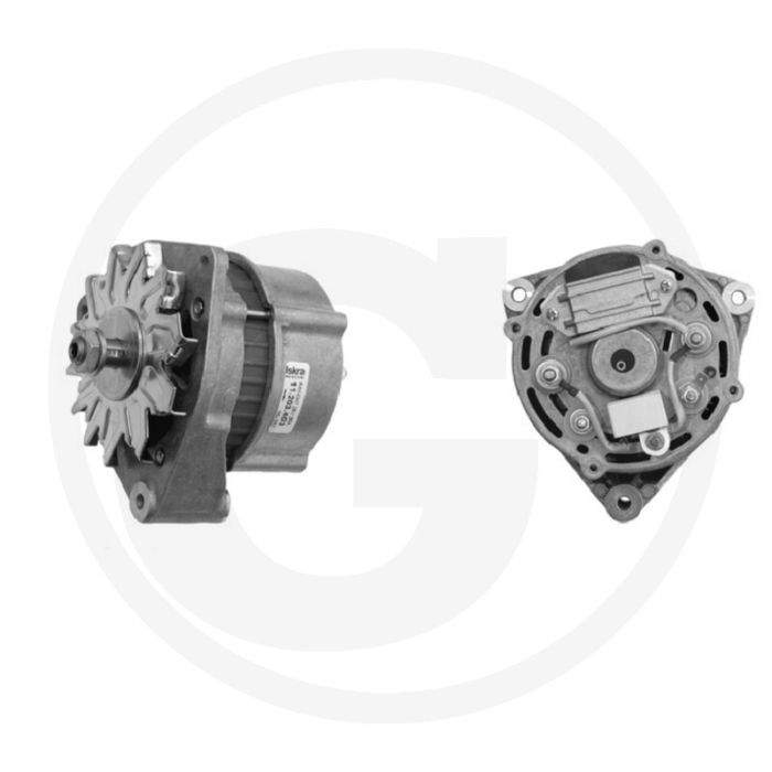 MAHLE Dynamo 28 V / 35 A – Geïsoleerde massa, stofdicht, draairichting ↻