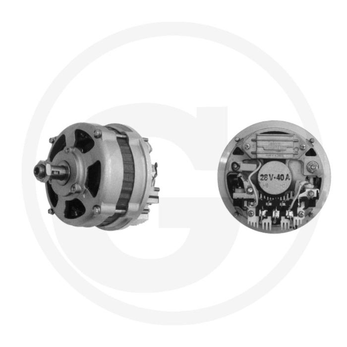 MAHLE Dynamo 28 volt / 40 A – Stofdicht, draairichting ↻/↺