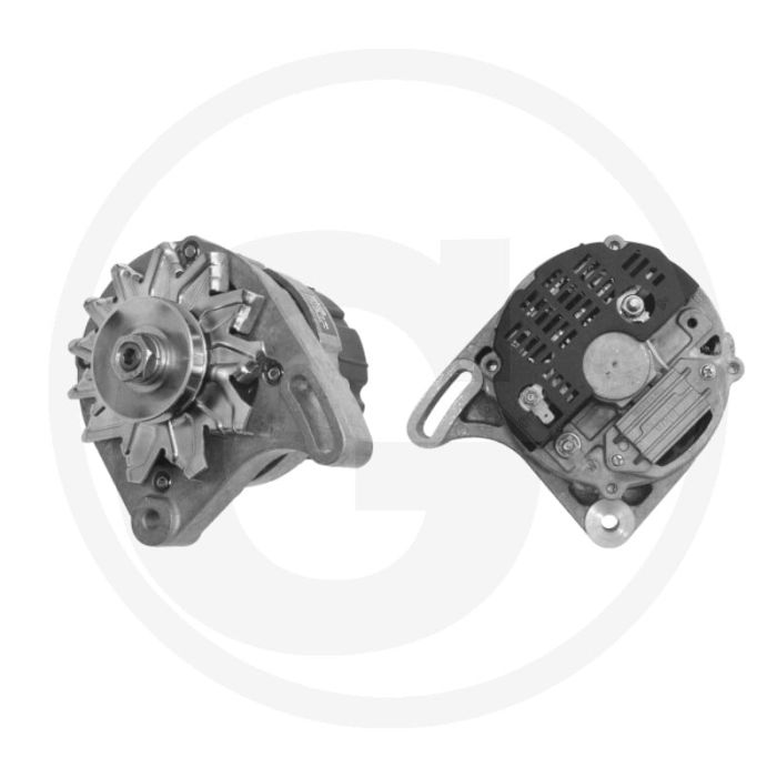 MAHLE Dynamo 14 volt / 45 A – Poelie Ø65 mm, Draairichting ↻, Riembreedte 9,7 mm