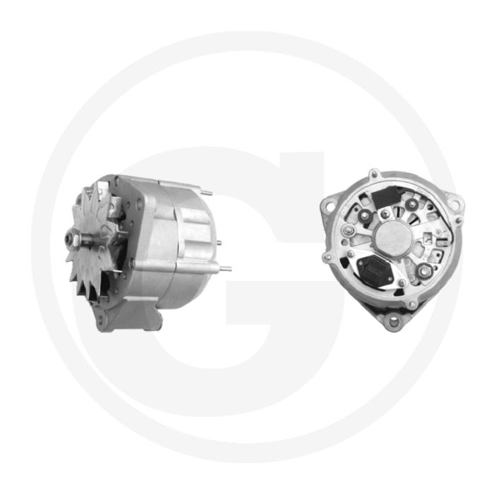 MAHLE Dynamo 28 V / 55 A – Bevestiging 80 mm, Draairichting ↻, Vorm B