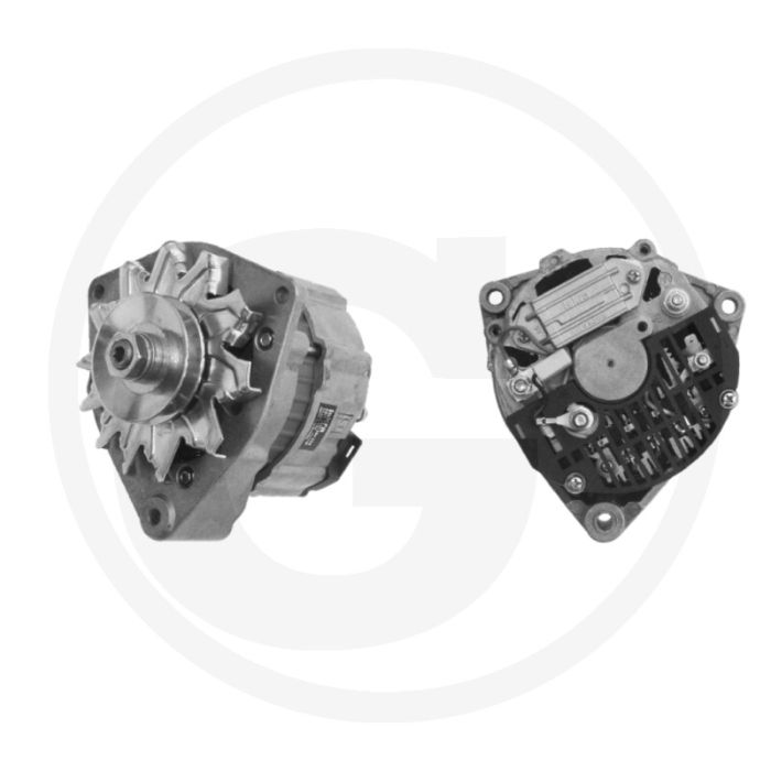 MAHLE Dynamo 28 V / 55 A – Geïsoleerde massa, stofdicht, poelie Ø68 mm