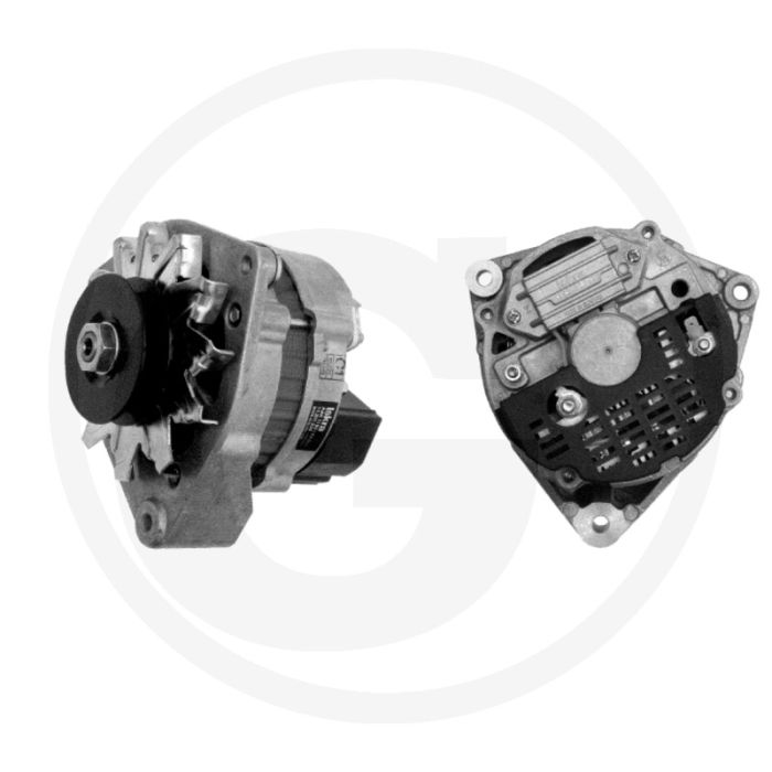 MAHLE Dynamo 14 V / 55 A – Poelie Ø76 mm, Draairichting ↻, Bevestiging 50,8 mm