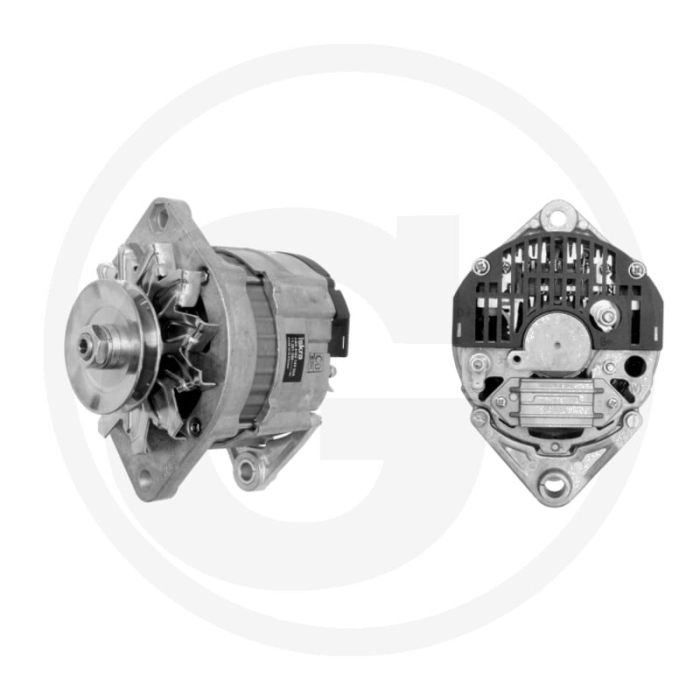 MAHLE Dynamo 14 volt / 55 A – Poelie Ø 80 mm, Draairichting ↻, Vorm A