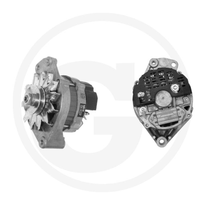 MAHLE Dynamo 14 V / 65 A – Poelie Ø 65 mm, Draairichting ↻, Vorm B