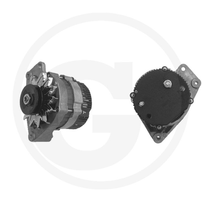 MAHLE Dynamo 14V 65A Poelie Ø70mm Links 30°