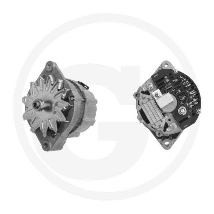 MAHLE Dynamo 14 volt / 65 A – Stofdicht, met ventilatorwiel, type B, draairichting ↻