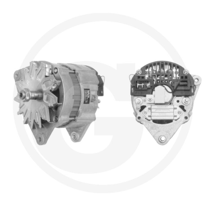 MAHLE Dynamo 14 volt / 70 A – Met combi-stekkeraansluiting en ventilatorwiel