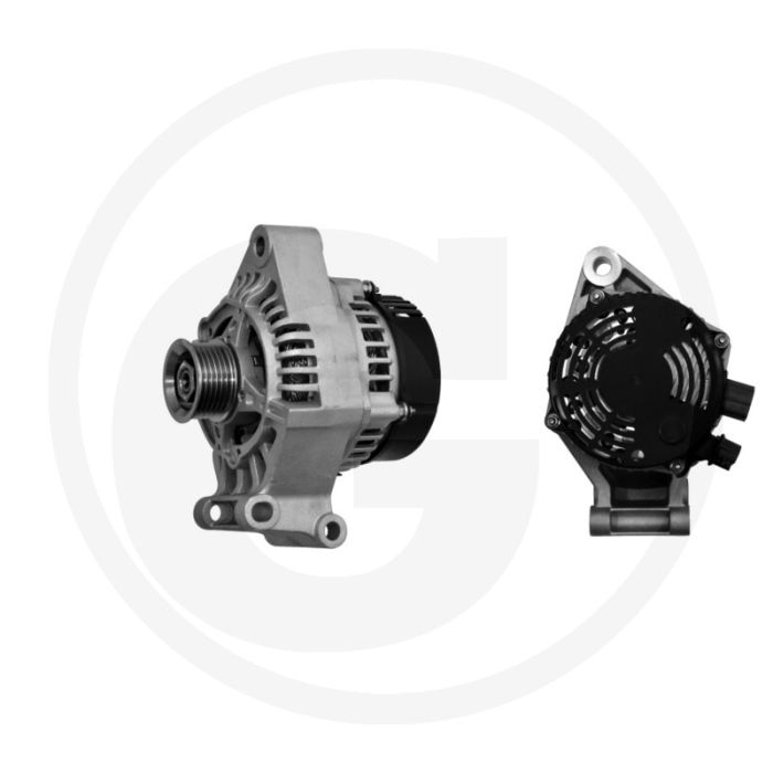 MAHLE Dynamo 14 V / 80 A – R10, ↻, PVx6, 15 mm pulleyafstand