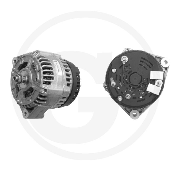 MAHLE Dynamo 28V 80A Links 60° B-vorm