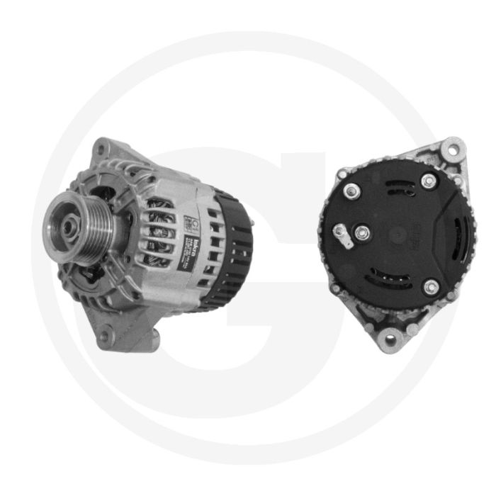 MAHLE Dynamo 14V 80A Links draaiend PV6 poelie