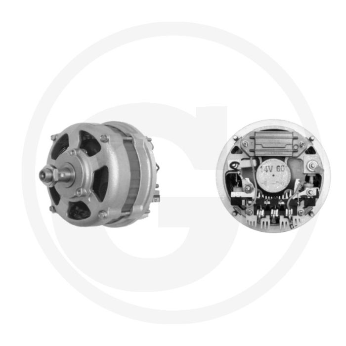 MAHLE Dynamo 14 volt / 80 A – Stofdicht, Ø 138 mm, dubbele draairichting