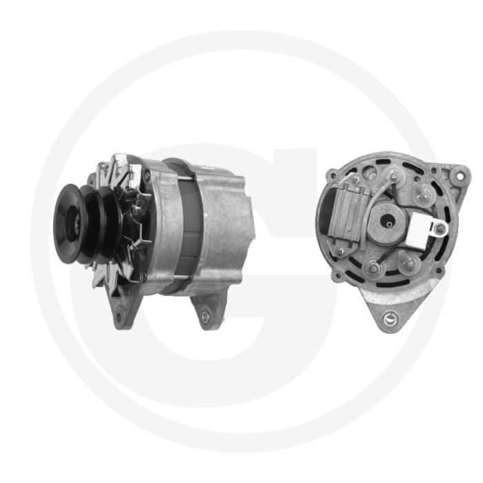 MAHLE Dynamo 14V 100A Links 60° Poelie Ø70mm