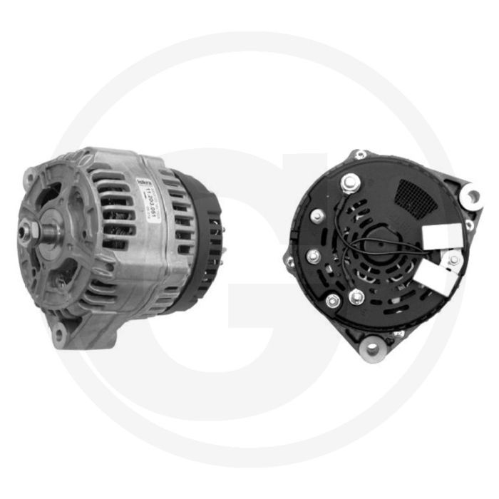 MAHLE Dynamo 28 volt / 100 A – Poelie Ø60 mm, riem PV x 8, compact en stofdicht