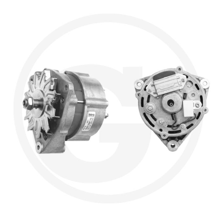 MAHLE Dynamo 14 volt / 120 A – Stofdicht, met ventilatorwiel, type B, draairichting ↻