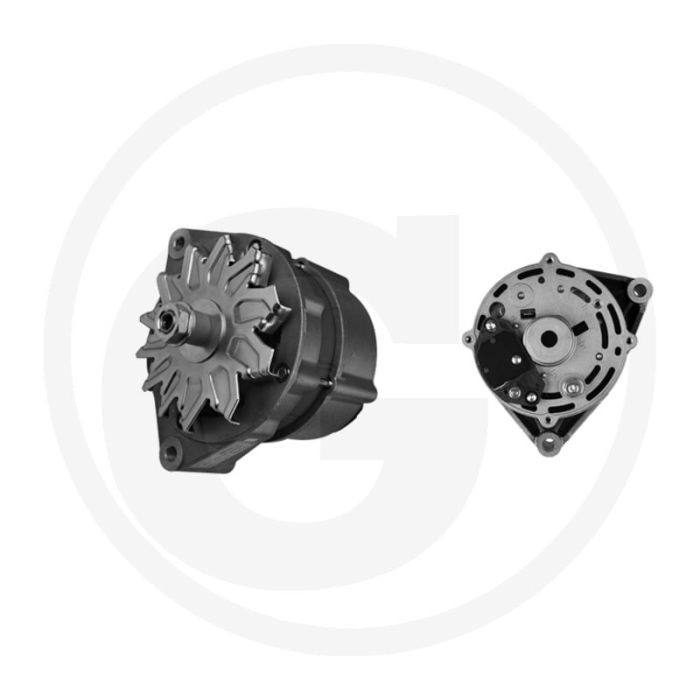 MAHLE Dynamo 14 volt / 120 A – Stofdicht, met ventilatorwiel, L60, draairichting ↻