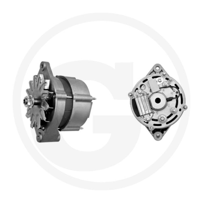 MAHLE Dynamo 14 V / 120 A – Stofdicht, met ventilatorwiel, vorm B, rechtsdraaiend