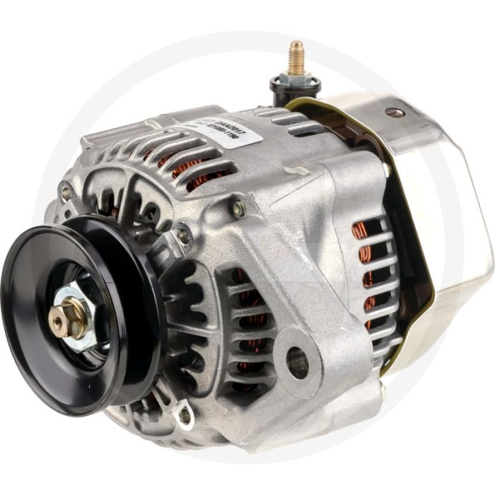 Denso Dynamo 14 volt / 60 A – Aansluiting B+ (M6), Poelie Ø 63 mm, Draairichting ↻