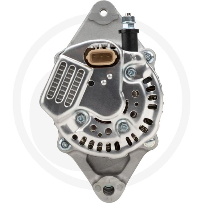 Dynamo 14 volt / 50 A – Poelie Ø75 mm, R 45°, Vorm A, ↻ draairichting