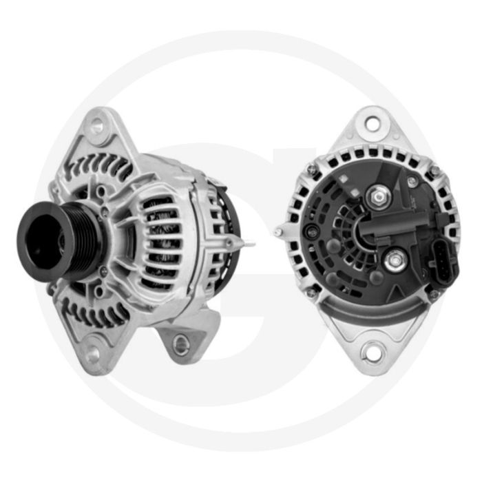 MAHLE Generator 28V 120A – Poelie Ø61mm, PVx8, Draairichting ↻