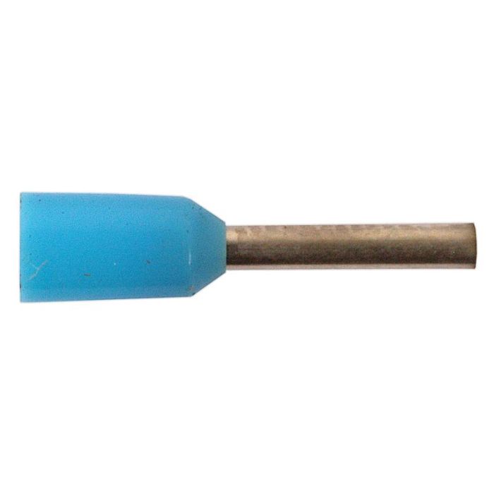 Eindhuls, enkele trekontlasting, Blauw, 0.75mm