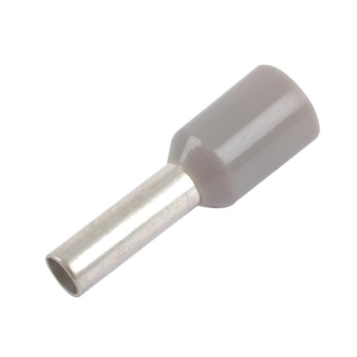 Eindhuls, enkele trekontlasting, Grijs, 2.5mm