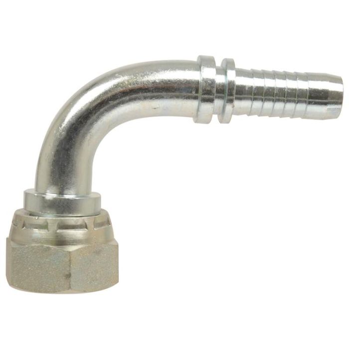 BSP 60° Raccord poussé 3/8'' x 1/2'' (en anglais) Pivot 90