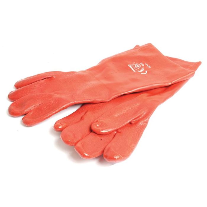 WERKHANDSCHOENEN PVC - ROOD