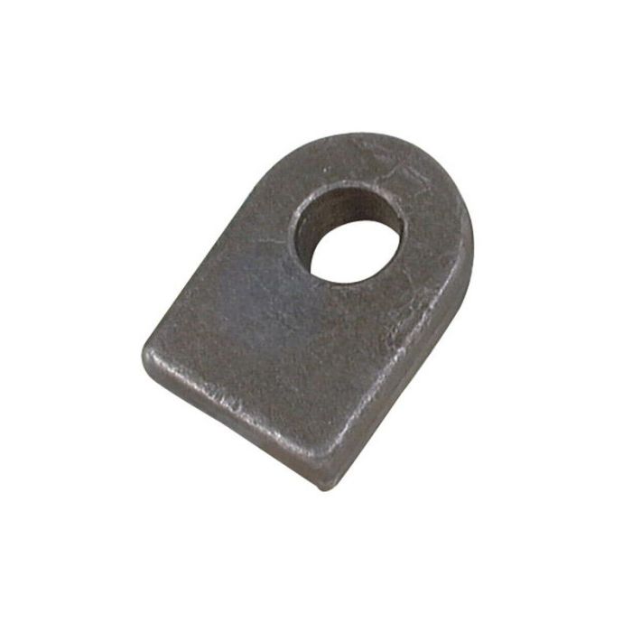 Aanlasoog voor hek - Plat, Gat Ø19mm (3/4'')