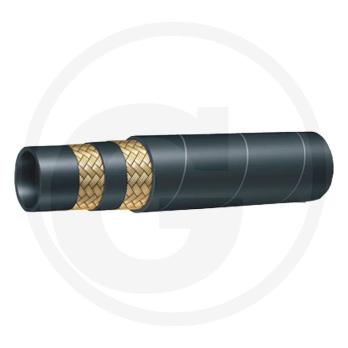 Polyhose 2 SN-K DN10 - 3/8" EN857 (WP 385 bar) | 2 staalinlagen, buigradius 70 mm, Ø 17.4 mm
