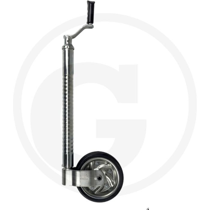 Steunwiel geribbeld 300 kg Ø: 48 mm star (met antislipbescherming)
