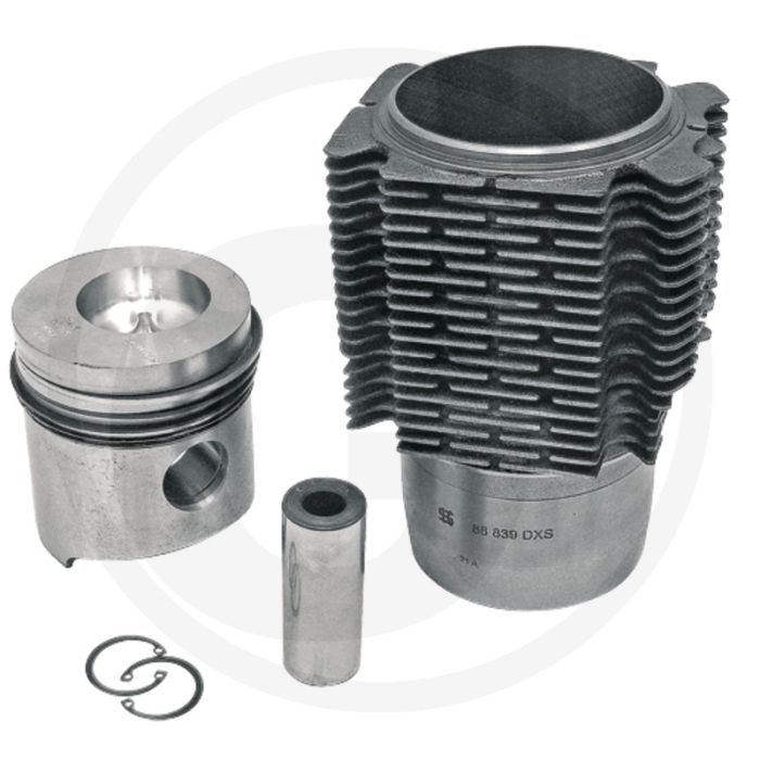 Ensemble piston et cylindres (profondeur de la chambre de combustion : 17,5 mm, axe de piston Ø : 32 x 82)