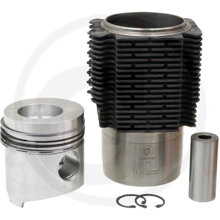Ensemble piston et cylindres (profondeur de la chambre de combustion : 19,1 mm, diamètre de l'axe de piston : 35 x 82)