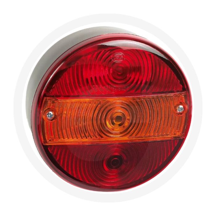 Achterlicht rond 12V rechts Ø 140 mm