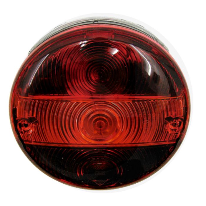 Achterlicht rond 12V links Ø140 mm