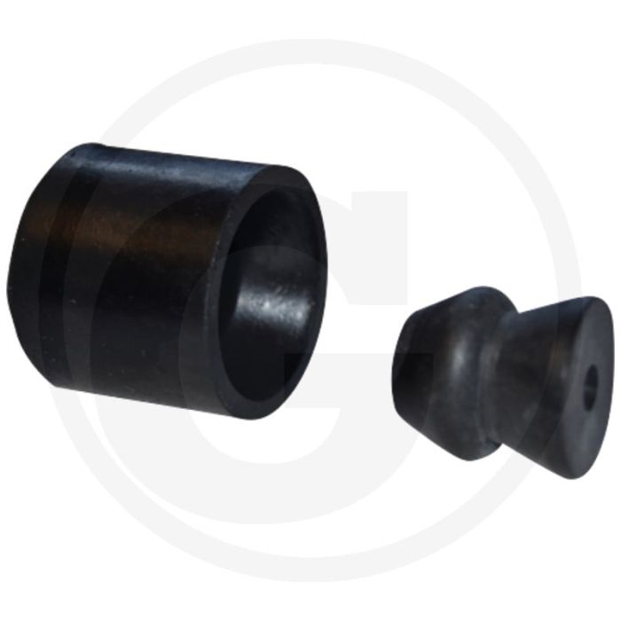 Deurstopper (Rubber  met plastic bouten)